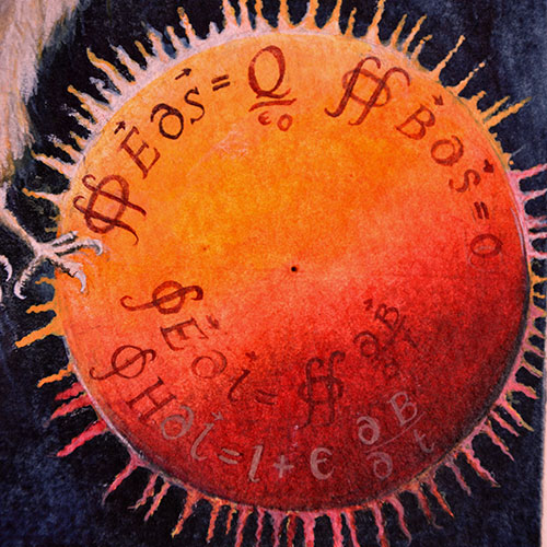 in-the-beginning - calligraphy detail